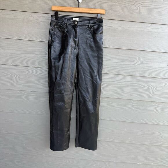 Aritzia Wilfred the Melina high waisted vegan leather pants - Picture 3 of 9